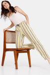 Zivame Ikat Knit Cotton Pyjama - Southern Moss — thumbnail 4